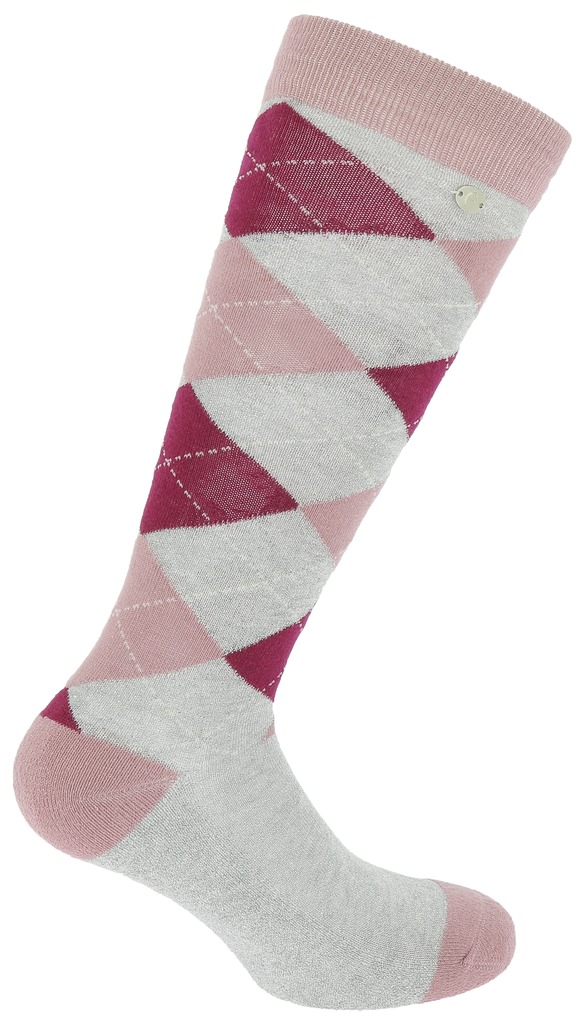 CHAUSSETTES "ARGYLE" LUREX EQUITHEME