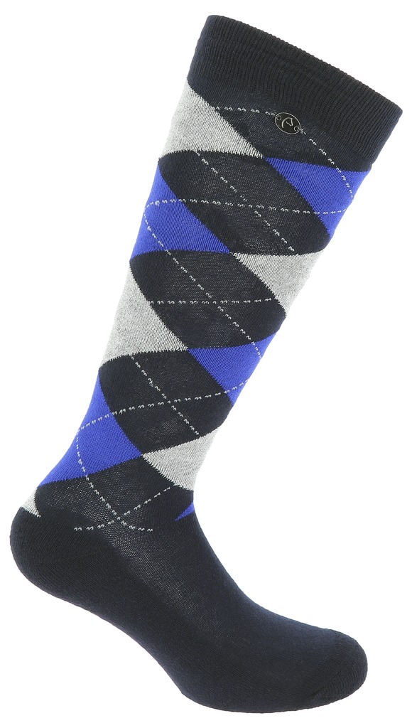 CHAUSSETTES "ARGYLE" LUREX EQUITHEME – Image 2