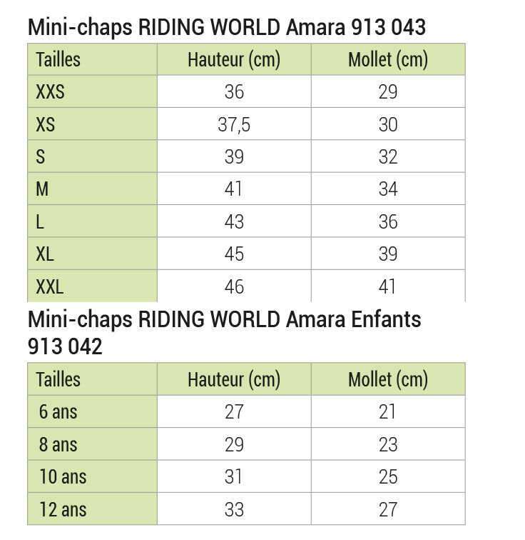 MINI CHAPS RIDING WORLD AMARA – Image 5