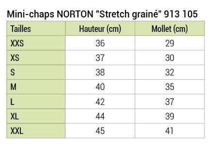MINI CHAPS NORTON STRECH GRAINÉ – Image 5