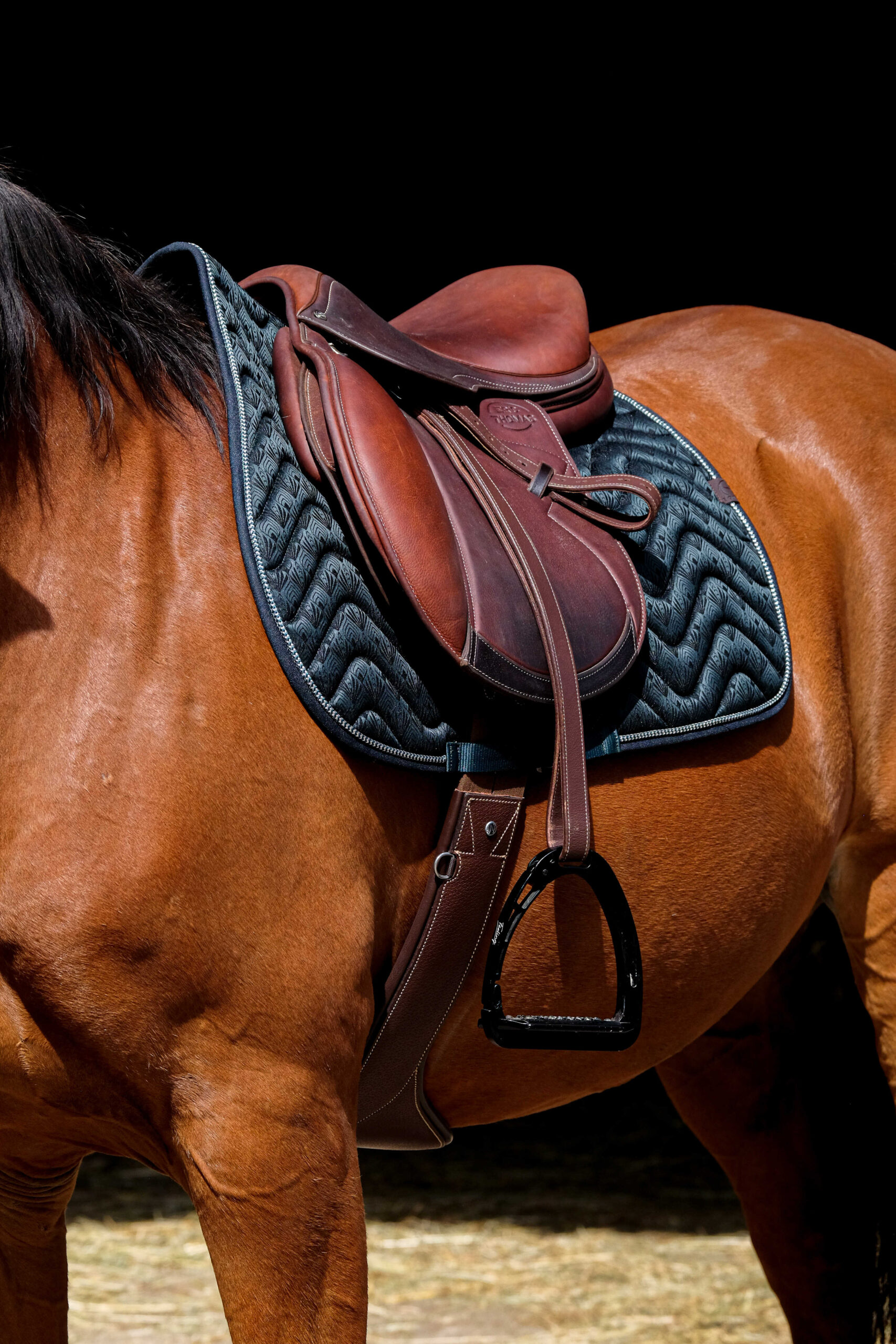 Tapis de selle EQUITHÈME - Brocart